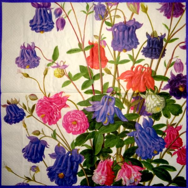 090 Flowers Others - 3 ply (90 blue) - Ihr
